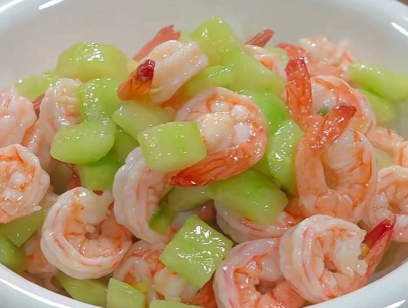 大黃瓜炒蝦仁食譜