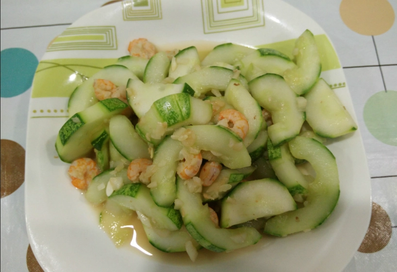 大黃瓜炒蝦仁食譜