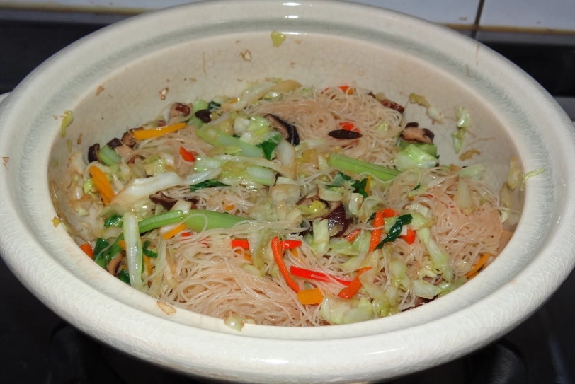 素食炒米粉