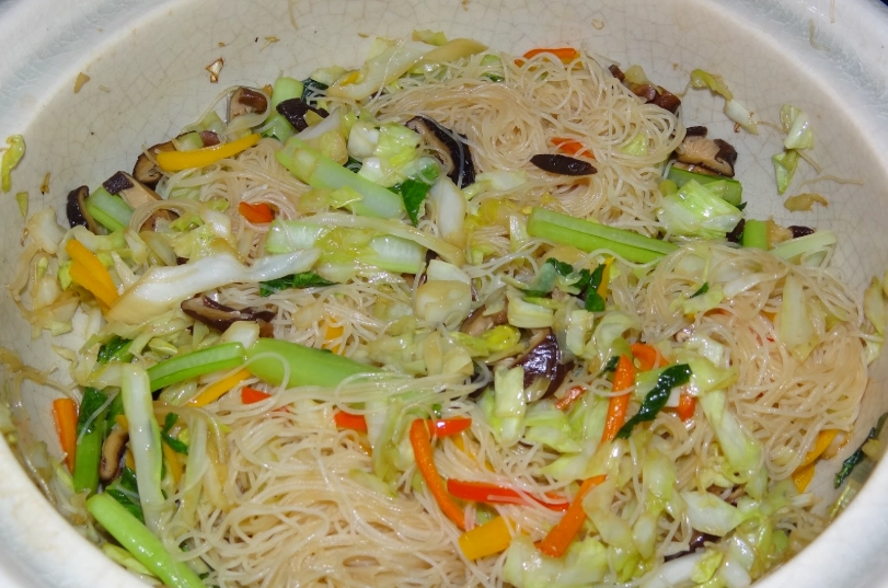 素食炒米粉