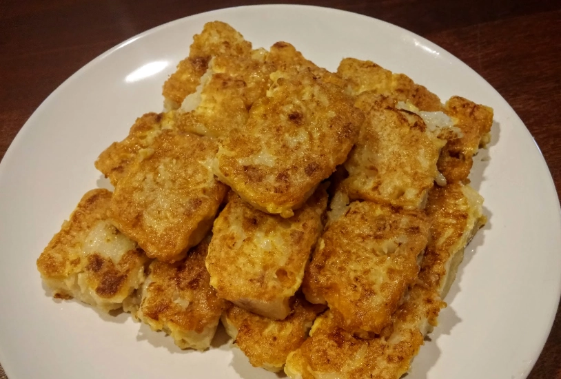 蛋煎年糕做法