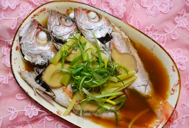 紅喉魚清蒸