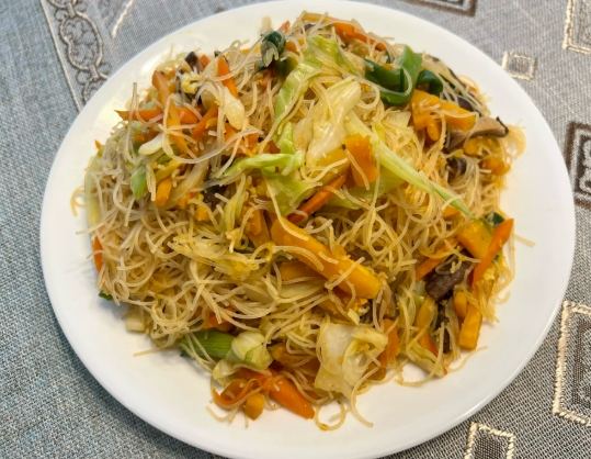 南瓜炒米粉