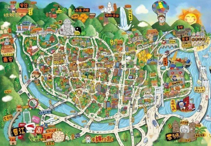 泉州自由行地圖