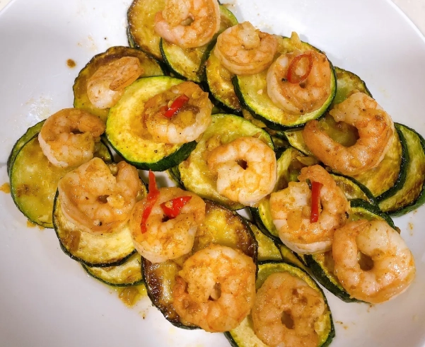 節瓜蝦仁烘蛋食譜