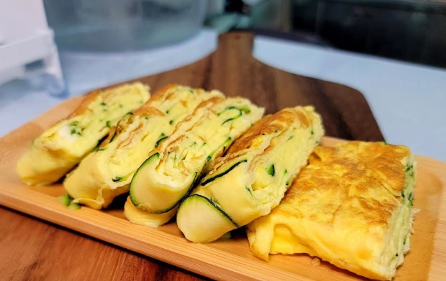 櫛瓜玉子燒做法