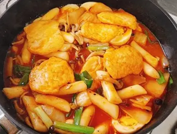 煎韓式年糕做法