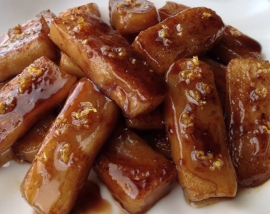 煎冷凍年糕做法